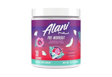 2 Alani Nu Pre-Workout Powders