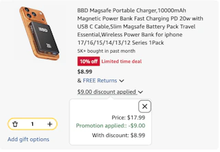 magsafe charger Amazon receipt