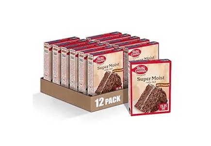 Betty Crocker Milk Chocolate Cake Mix 12-Pack