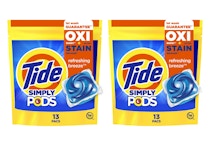 2 Tide Simply Detergent Pods