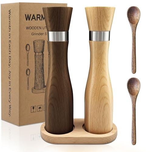 Manual Salt & Pepper Grinder Set