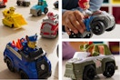 walmart paw patrol toys collage