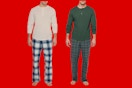 eddie bauer mens flannel pajamas collage