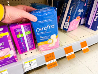 carefree pads walgreens clearance