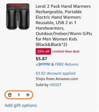 warmers set cart