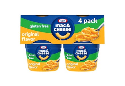 2 Kraft Mac & Cheese 4-Packs