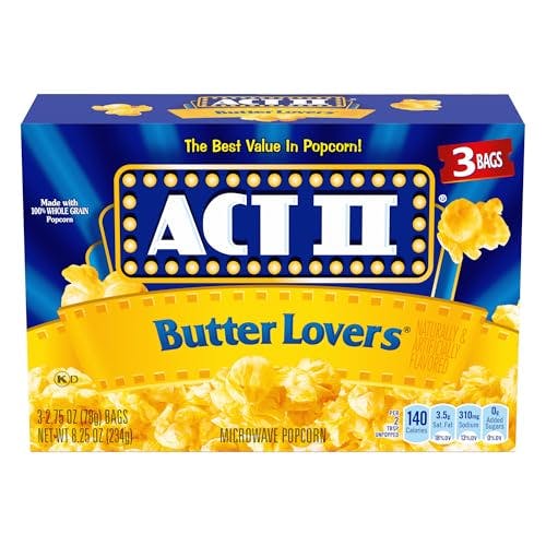 ACT II Butter Lovers Popcorn 3-Pack
