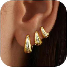 Chunky Hoop Earrings
