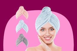 Microfiber Hair Towel 3-Pack B0FQNDFDKG