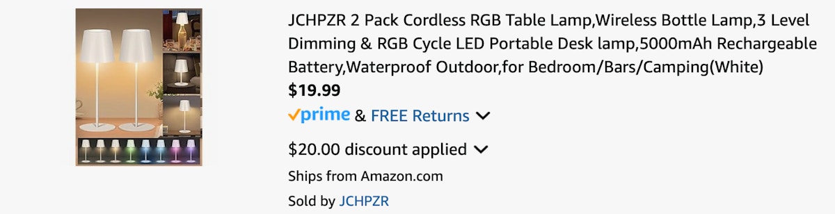 amazon Cordless RGB Table Lamps 2025 3