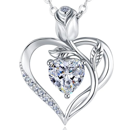 1.2CT Moissanite Heart Necklace