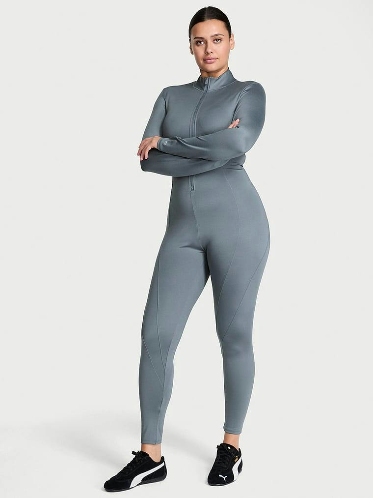 Women's Essential Long-Sleeve Jumpsuit
