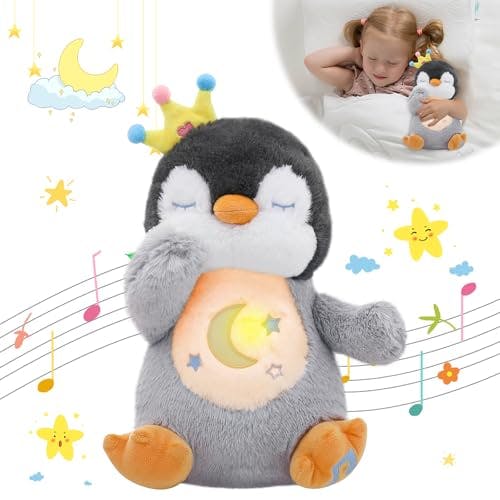 Breathing Stuffed Animal Penguin Plush