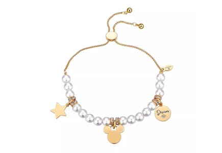 Disney Faux Pearl Bracelet