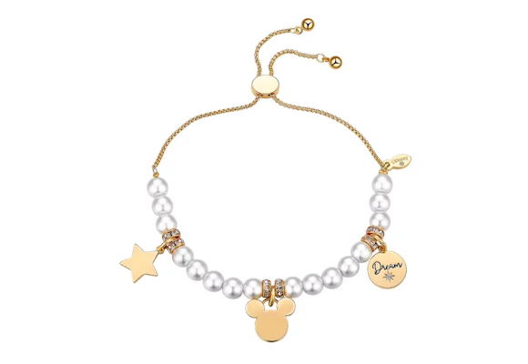 Disney Faux Pearl Bracelet