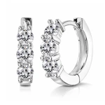 Lab Grown Diamond Huggie Earrings