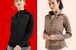 Tek Gear Women's Mixed-Media Jacket, Only $22.99 at Kohl's card image