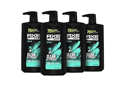 Axe Shampoo & Conditioner 4-Pack