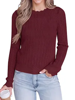 KIRUNDO Crochet Sweater