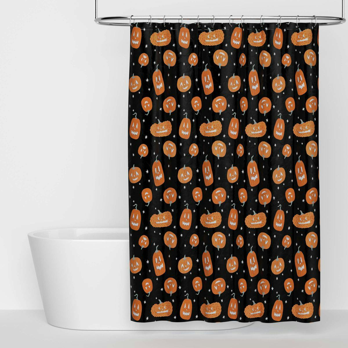 Glow-in-the Dark Shower Curtain