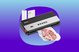 Vacuum Sealer Machine, Only $25 With an Amazon Promo Code card image