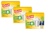 3 Glad Trash Bag Boxes