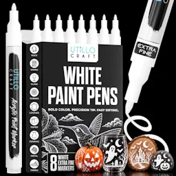 White Paint Pens 8-Pack