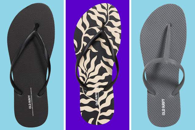 Score Women's Flip-Flops for as Low as $2 at Old Navy card image