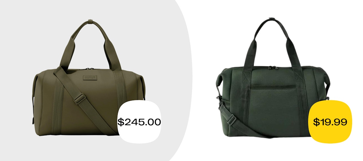 serra neoprene bag vs aldi dupe graphi