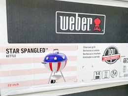 This Patriotic Weber Kettle Grill Comes at a Hot Price — Just $149 at Walmart card image