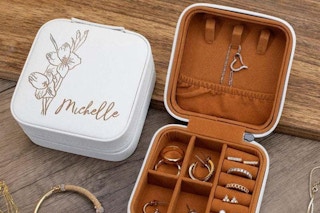 Personalized Travel Jewelry Box