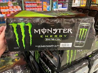 Monster energy drink at Costco