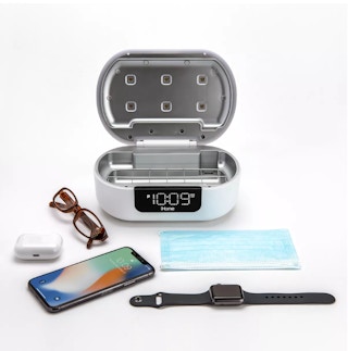 kohls ihome speaker, sanitizer, and charger