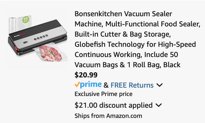 ss vacuum sealer