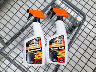 Armor All Protectant Spray in Walmart shopping cart