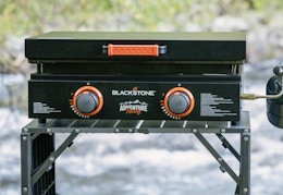 black Blackstone griddle