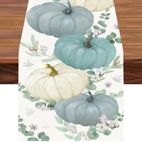 Pumpkins Fall Table Runner