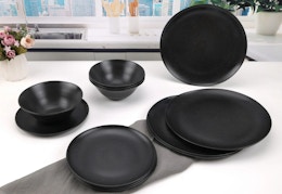 Dinnerware 12-Piece Set, Only $9 at Walmart (Reg. $22) card image