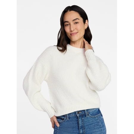 Time and Tru Women's Mock Neck Sweater