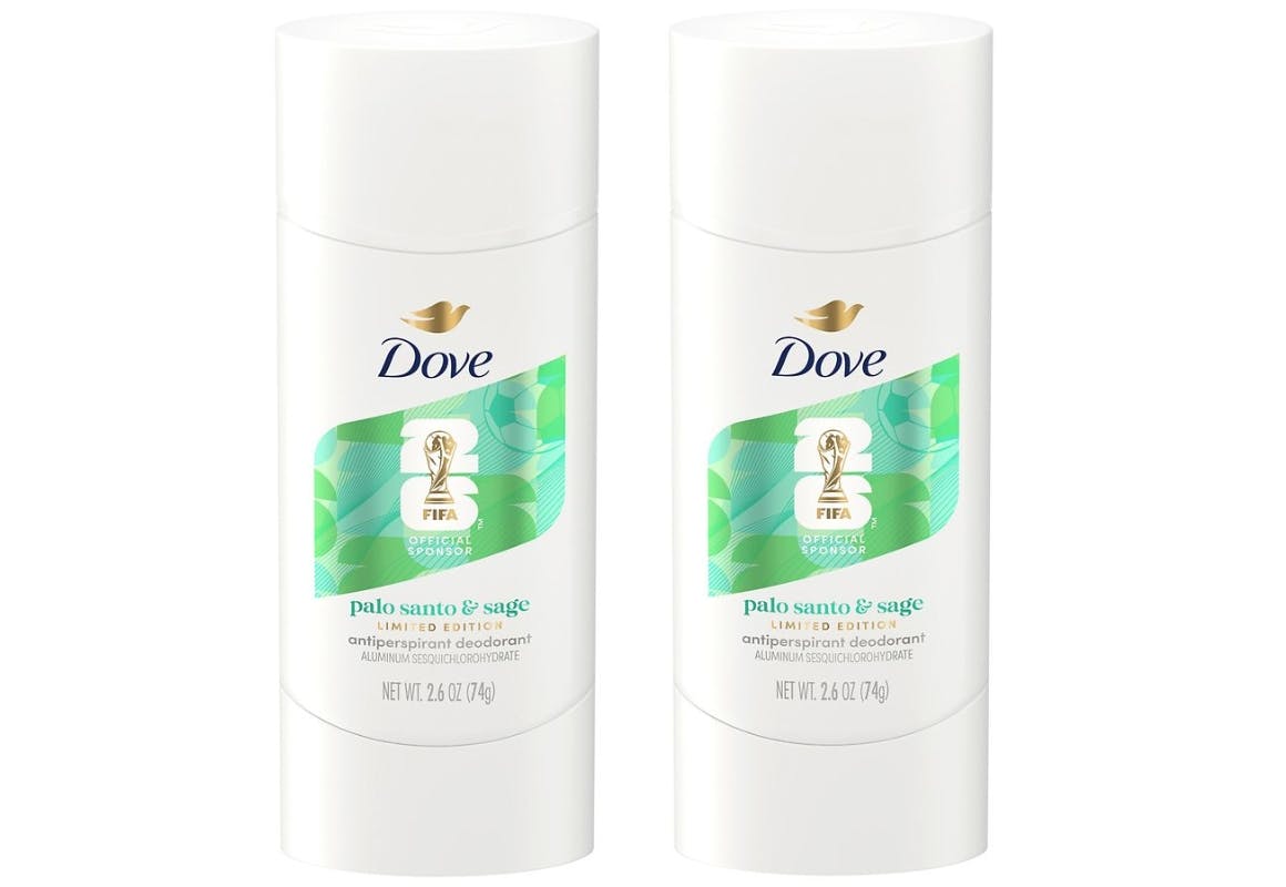2 Dove Antiperspirant Deodorants