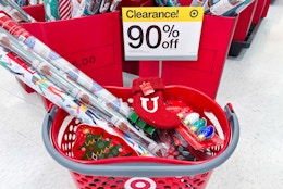 christmas clearance at target 90% off