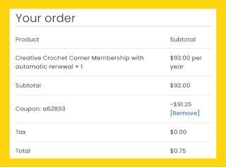 Crochet Corner Fine Print