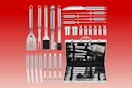 grill accessories on red KCL template