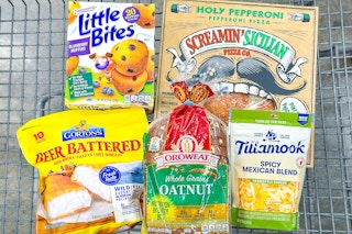 kroger bogo free groceries in shopping cart