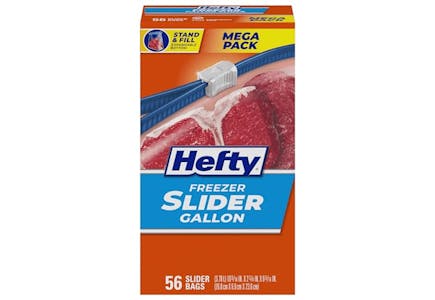 2 Hefty Slider Storage Bag Boxes