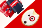 target event levis and coke coozie freebie