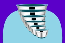 Stainless Steel Mixing Bowl 6-Pack, Only $12.99 on Amazon card image