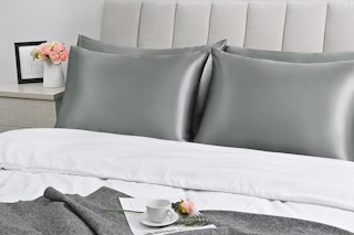satin pillowcase set