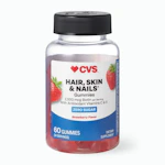 2 CVS Hair, Skin & Nails Gummies Bottles