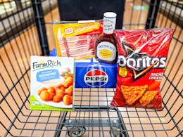 fred meyer matchup groceries in shopping cart
